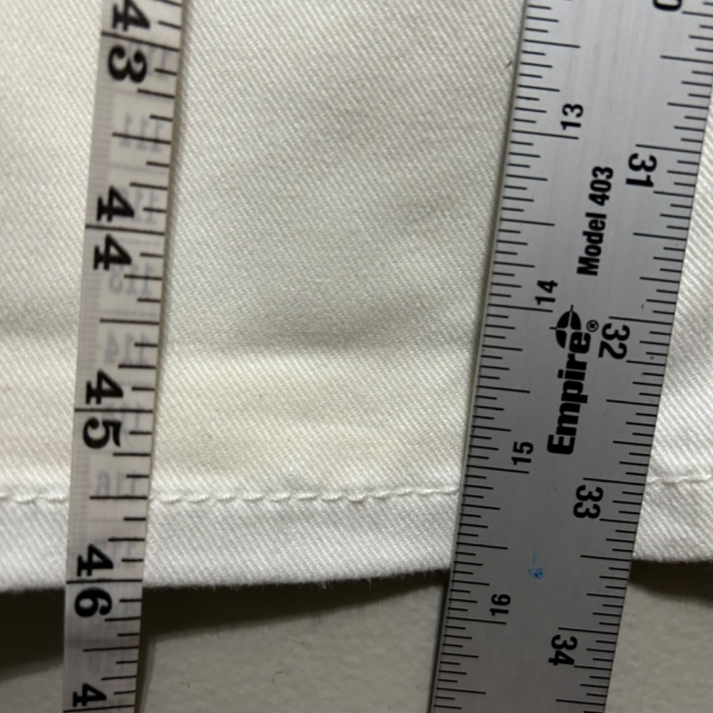 Levi's 569 Men's Jeans 34X33 White Cream Tan Loose Straight Retro Casual Stretch - Picture 6 of 8